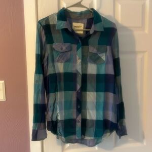 Juniors Arizona Light Button Down Flannel